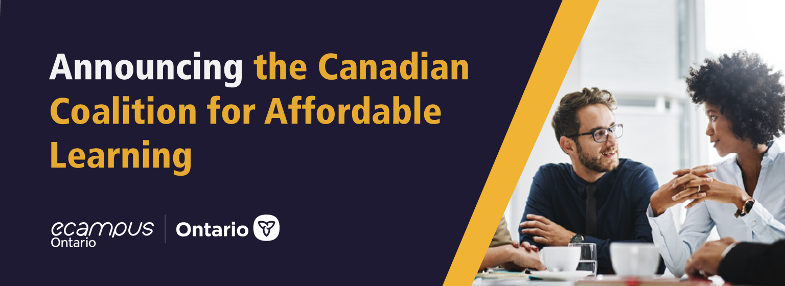 Announcing the Canadian Coalition for Affordable Learning