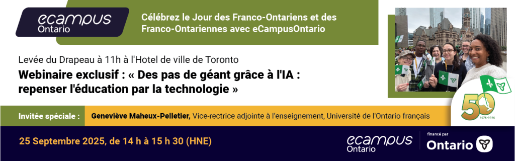 Journée des franco-ontariens et des franco-ontariennes avec eCampusOntario