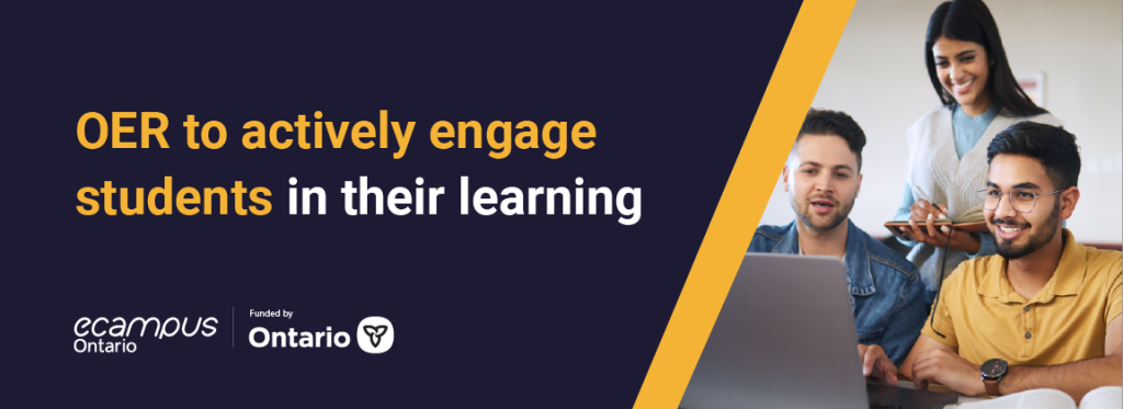 OER to actively engage students in their learning
